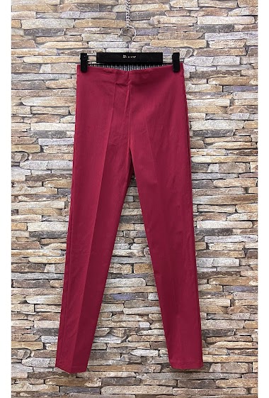 Grossiste Elle Style - Pantalon FIORA legging taille haute classique très stretch, taille élastique