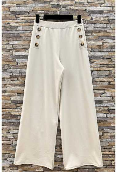 Mayorista Elle Style - Pantalón ancho LILLY con cinturón. elástico en la cintura.chic y de moda