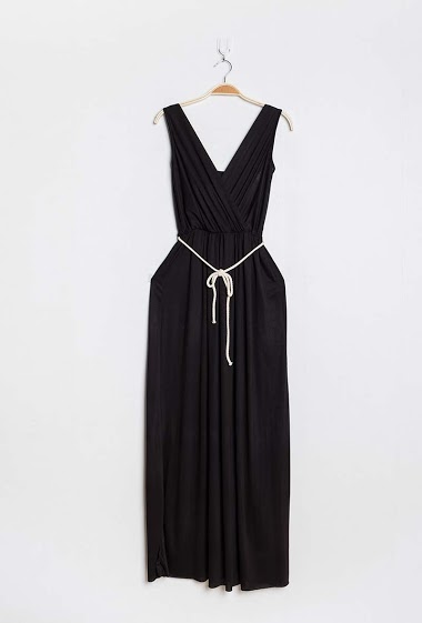 Wholesaler Elle Style - Wrap maxi dress