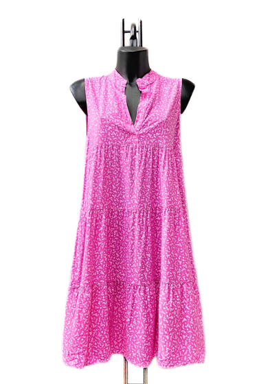 Wholesaler Elle Style - Fluid and romantic LOUISA dress  / LIBERTY PRINT