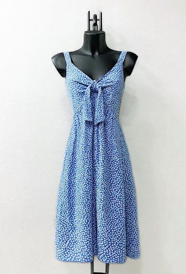 Wholesaler Elle Style - Bohemian MARGOT dress with very chic daisy print.