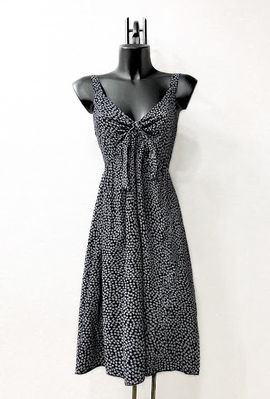 Wholesaler Elle Style - Bohemian MARGOT dress with very chic daisy print.