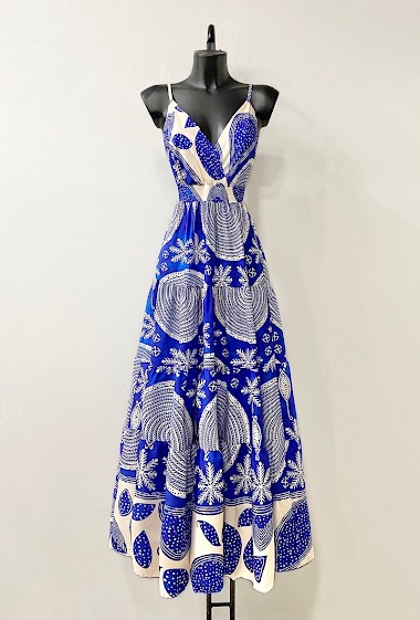 Wholesaler Elle Style - MUSA dress, printed, fluid and romantic