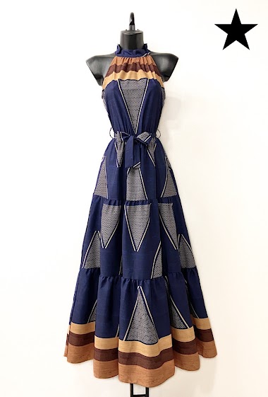 Wholesalers Elle Style - ROSALIA dress, printed, fluid and romantic