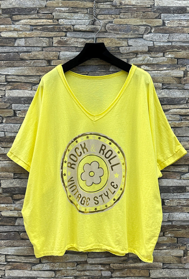 Wholesaler Elle Style - CALIFORNIA t-shirt in flowing cotton
