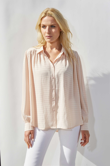 Wholesaler ELLI WHITE - Loose patterned blouse