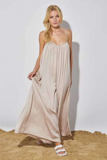 Wholesaler ELLI WHITE - Loose jumpsuit with thin straps