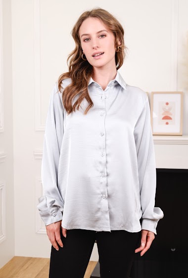 Wholesaler Lily White - Satin Shirt