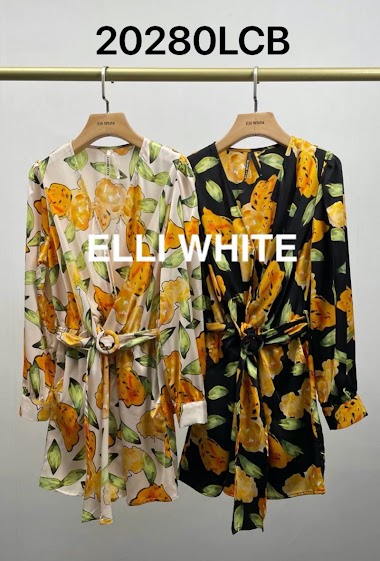 Wholesaler Lily White - Printed Dress