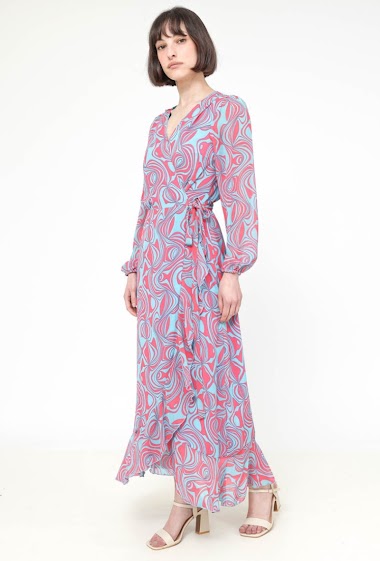 Wholesaler ELLILY - Printed Maxi Dress