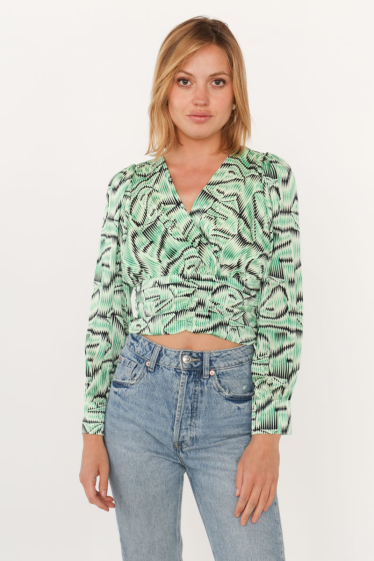 Wholesaler Lily White - Printed Top