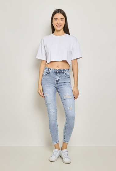 Großhändler Elya's Jeans - Ripped skinny jeans