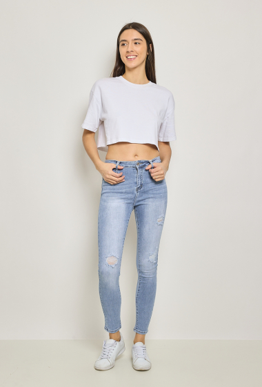 Wholesaler Elya's Jeans - Ripped skinny jeans