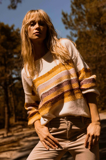 Wholesaler EMILIE K PRET A PORTER - Striped sweater