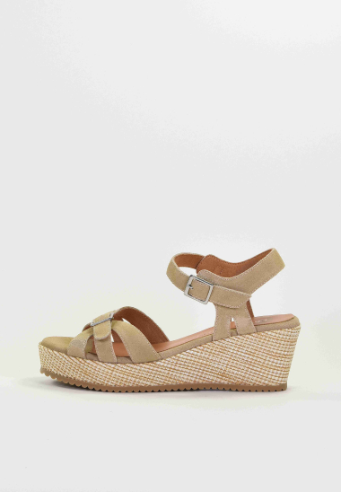 Wholesaler EMILIE KARSTON - ESABEL Wedge Sandals with Velcro Closure
