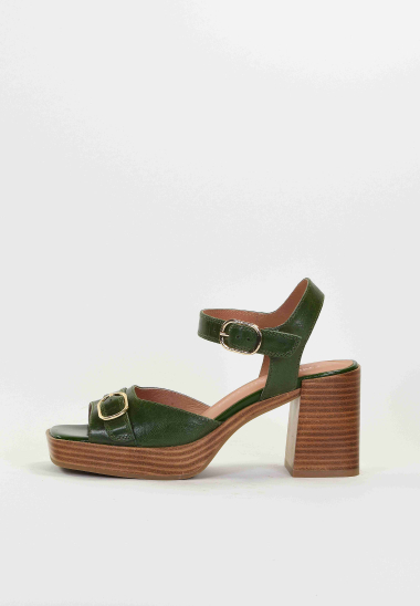 Wholesaler EMILIE KARSTON - ROSE High-heeled sandals with a front platform.