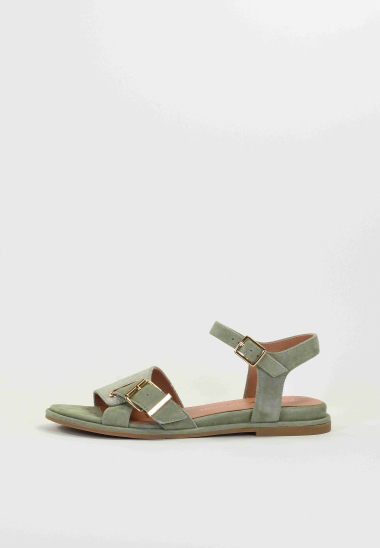 Wholesaler EMILIE KARSTON - SOSA Flat sandals with buckle details at the front.