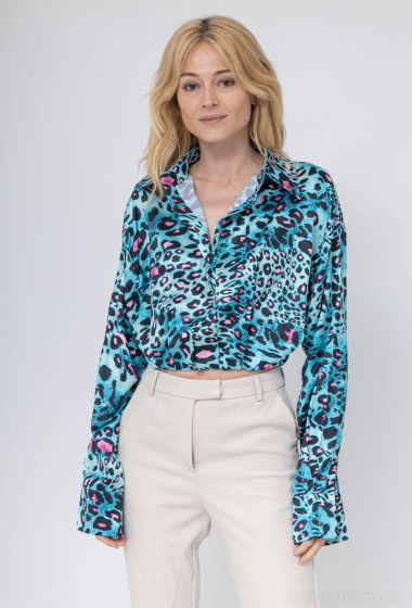 Großhändler Emilie Paris - Leoparden-Crop-Shirt