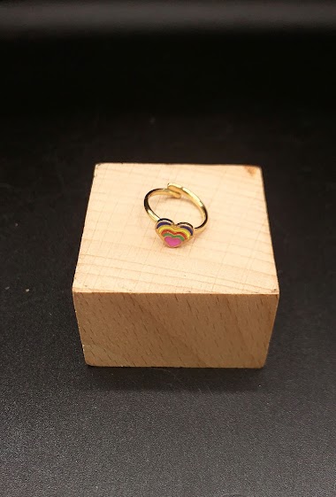Großhändler Emily - Stainless steel ring for kids