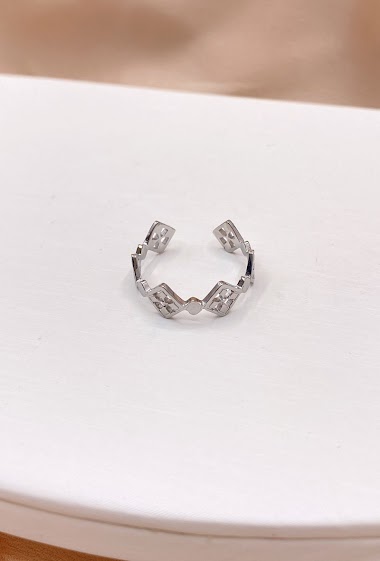 Großhändler Emily - Stainless steel ring