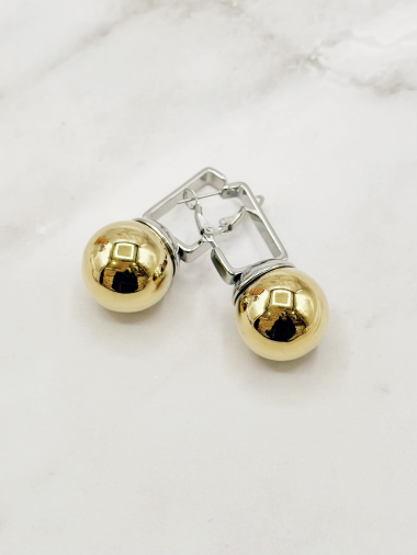 Wholesaler Emily - Starfish & Pearl stainless steel earrings