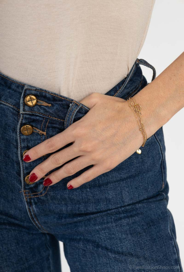 Grossiste Emily - Bracelet en acier inoxydable