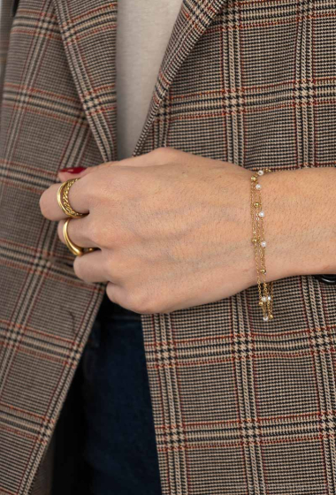 Großhändler Emily - Armband aus Edelstahl