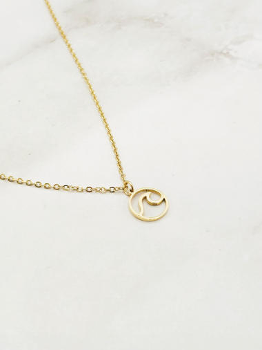 Wholesaler Emily - Wave stainless steel necklace