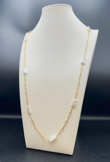 Wholesaler Emily - Stainless steel long necklace