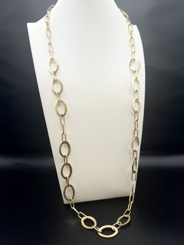 Wholesaler Emily - Long stainless steel necklace