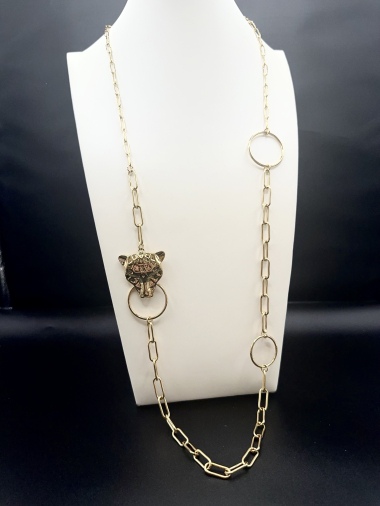 Großhändler Emily - Lange Halskette aus Edelstahl