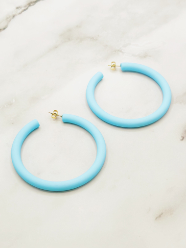Wholesaler Emily - Acrylic hoop earrings