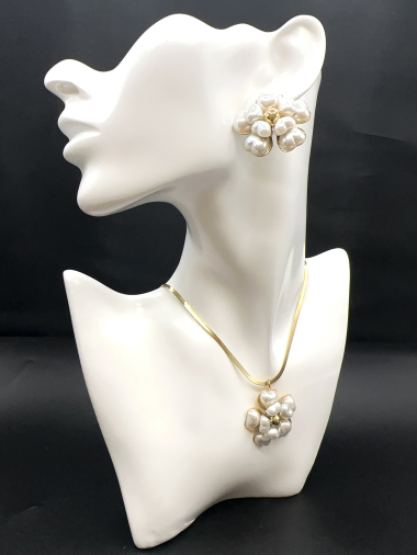 Wholesaler Emily - Stainless steel necklace and bracelet set