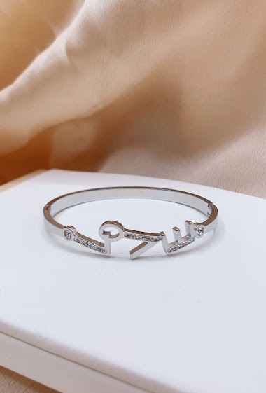 Großhändler Emily - Stainless steel Bangle bracelet