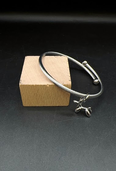 Wholesaler Emily - Stainless steel Open Jangle bracelet