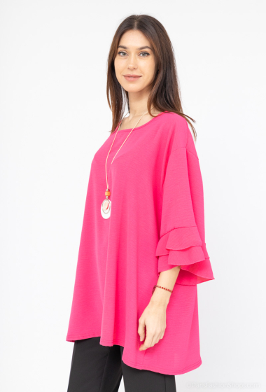 Wholesaler Emma Dore - Dress with ruffles on the sleeves