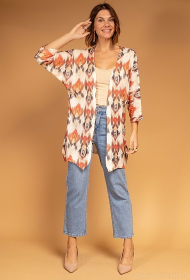 Wholesaler Emma Dore - Printed cardigan