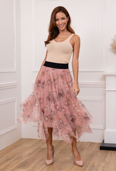 Wholesaler Emma Dore - Midi printed skirt