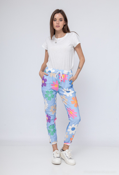Wholesaler Emma Dore - Elastic waist floral pants