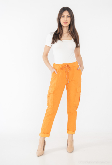 Wholesaler Emma Dore - Plain cargo pants