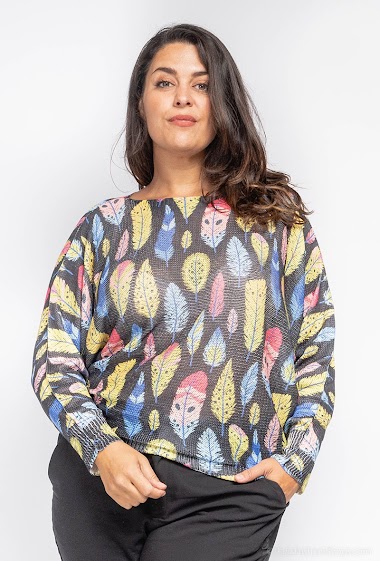 Wholesaler Emma Dore - Pattern knit sweater