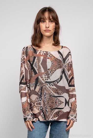 Großhändler Emma Dore - Pattern knit sweater