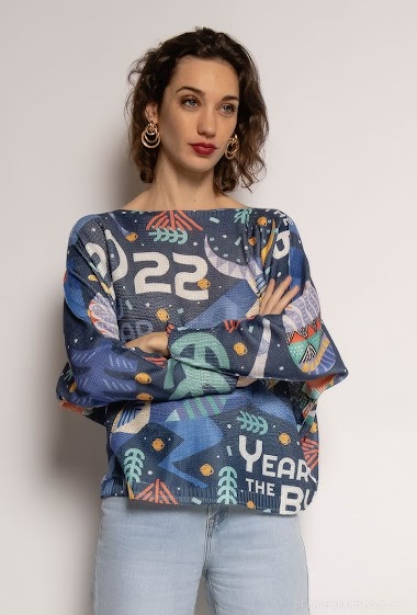 Wholesaler Emma Dore - Printed sweater