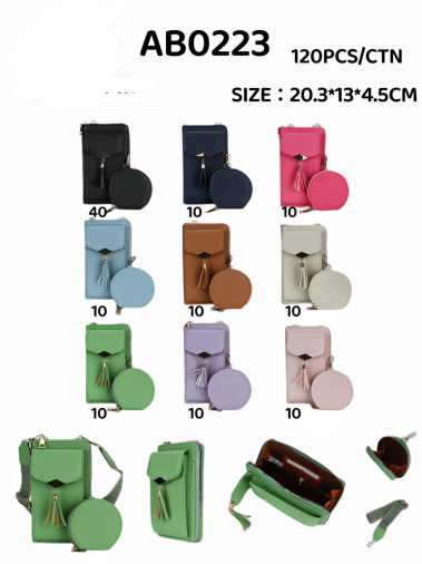 Wholesaler Emma Dore (Sacs) - Portable carrier with fabric shoulder strap