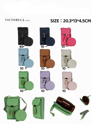 Wholesaler Emma Dore (Sacs) - Portable carrier with fabric shoulder strap