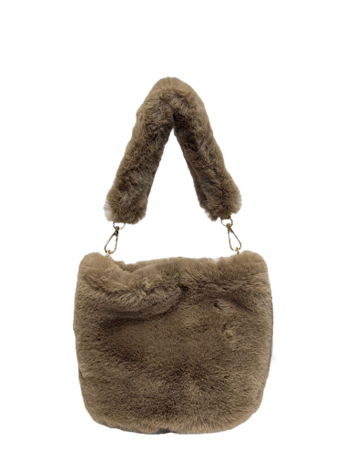 Großhändler Emma Dore (Sacs) - Handtasche mit Fell