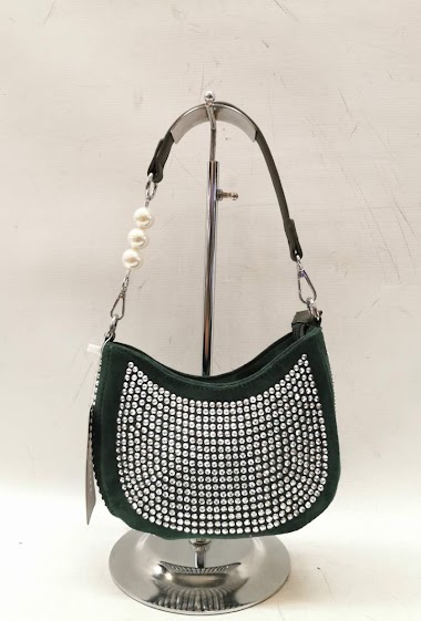 Wholesaler Emma Dore (Sacs) - Handbag with rhinestones and pearl