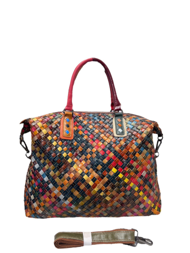Wholesaler Emma Dore (Sacs) - Braided leather handbag