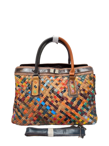 Großhändler Emma Dore (Sacs) - Handtasche aus geflochtenem Leder