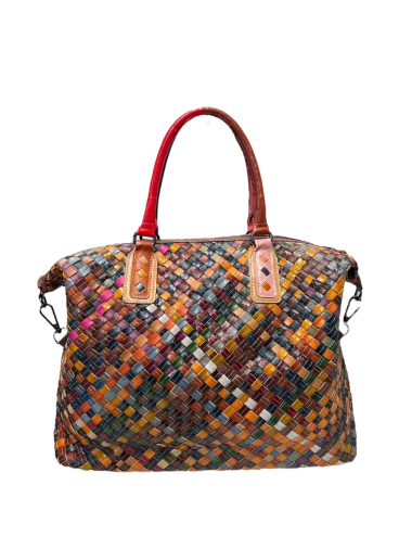 Wholesaler Emma Dore (Sacs) - Braided leather handbag